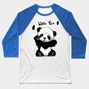 Little panda bear Baseball T-Shirt